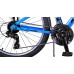 Volare Cross Kinderfiets - Jongens - 24 inch - Blauw - 18 versnellingen - Twee handremmen