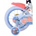 Disney Stitch Kinderfiets - Meisjes - 14 inch - Crème Koraal Blauw - Twee handremmen