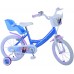 Frozen Kinderfiets - Meisjes - 16 inch - Blauw - Twee handremmen