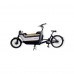 Bakfiets Urban Wheelz 2 wieler Pendle zwart wit Shimano 7speed naaf 